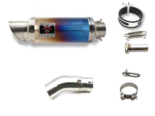 カワサキ NINJA H2 2015-2022 LCIPARTS ショートチタンスリップオンマフラー
