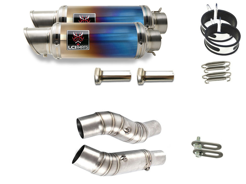 カワサキ Z1000 2010-2019 LCIPARTS ショートチタンスリップオンマフラー