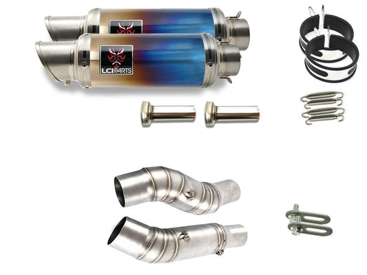 カワサキ Z1000 2010-2019 LCIPARTS ショートチタンスリップオンマフラー