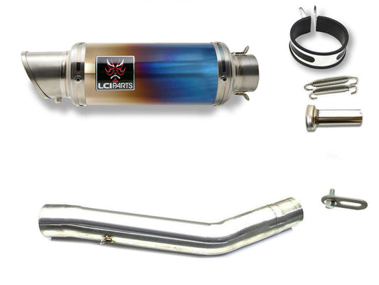 カワサキ Z750 2007-2012 LCIPARTS ショートチタンスリップオンマフラー