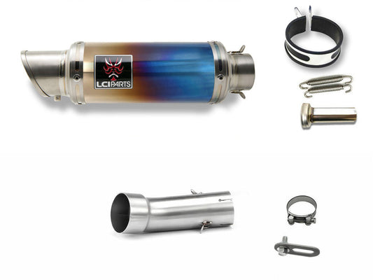 カワサキ Z500 2019-2024 LCIPARTS ショートチタン スリップオン マフラー