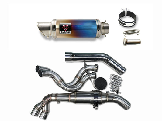 カワサキ Z650　NINJA650 LCIPARTS ショートチタンフルエキゾーストマフラー