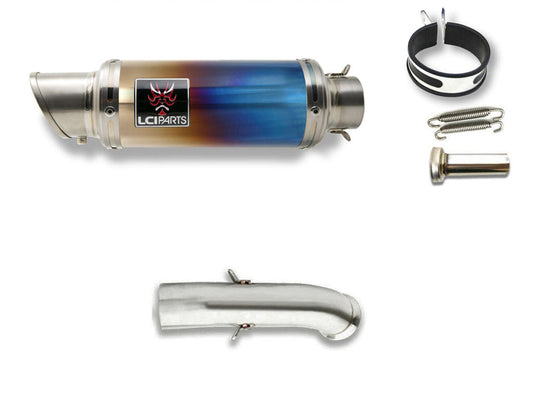 KTM 125 DUKE / 200 DUKE 2017-2019 LCIPARTS ショートチタンスリップオンマフラー