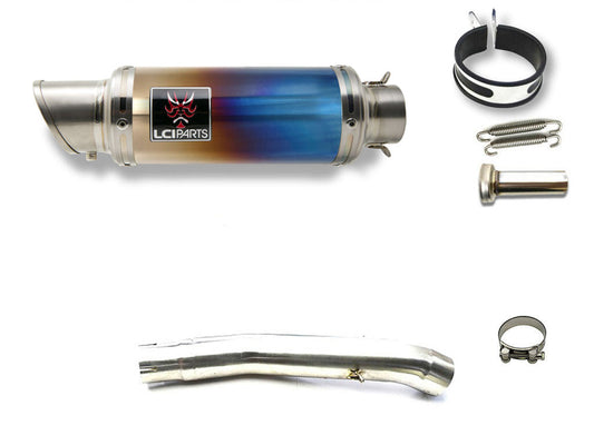 スズキ GSX-R1000 K5K6 2005-2006 LCIPARTS ショートチタンスリップオンマフラー