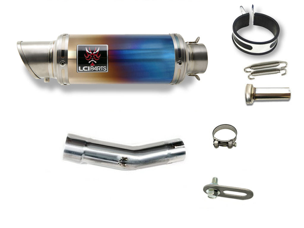 トライアンフ デイトナ675 DAYTONA675 2013-2017 LCIPARTS ショートチタンスリップオンマフラー