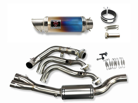 トライアンフ Daytona660 デイトナ660 2024-2025 LCIPARTS ショートチタンフルエキゾーストマフラー