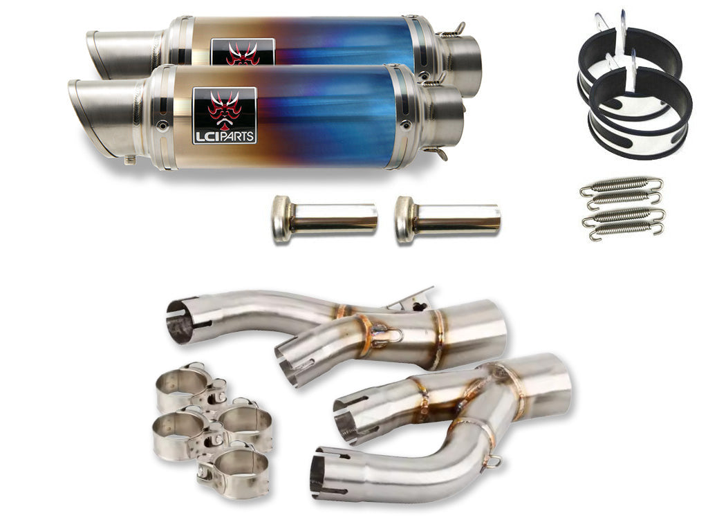 ヤマハ V-MAX1200 1985-2007 LCIPARTS ショートチタンスリップオンマフラー
