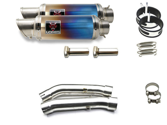 ヤマハ YZF-R1 2007-2008 LCIPARTS ショートチタンスリップオンマフラー