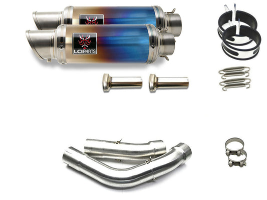 ヤマハ YZF-R1 2009-2014 LCIPARTS ショートチタンスリップオンマフラー