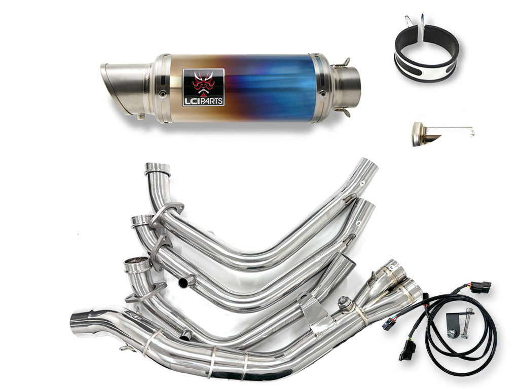 ヤマハ MT-09 2024-2025 LCIPARTS ショートチタンフルエキゾーストマフラー