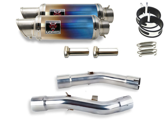 ヤマハ FJR1300 2001-2022 LCIPARTS ショートチタンスリップオンマフラー