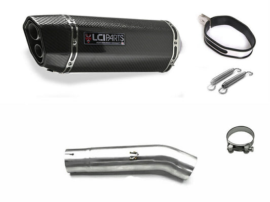 ホンダ CBR600F 2011-2013 PC41 LCIPARTS ツインエンド カーボン スリップオンマフラー