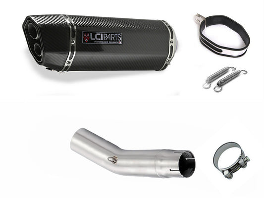 カワサキ Z900RS / Z900RS CAFE 2026- LCIPARTS ツインエンド カーボン スリップオンマフラー