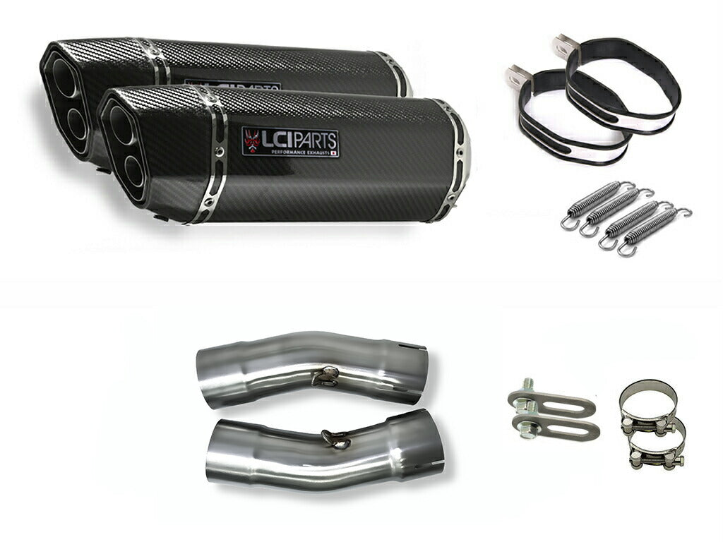 スズキ ハヤブサ Hayabusa 2021-2025 (8BL-EJ11A) LCIPARTS ツインエンド カーボン スリップオンマフラー