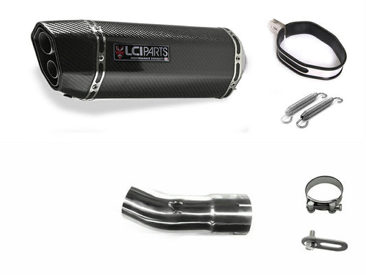 スズキ GSX-R1000 L2L6 2012-2016 LCIPARTS ツインエンド カーボン スリップオンマフラー