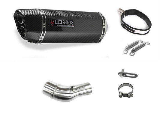 ヤマハ YZF-R25 2014-2025 LCIPARTS ツインエンド カーボン スリップオンマフラー