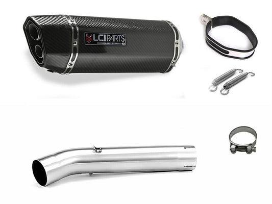 ヤマハ Tenere700 テネレ700 2020-2025 LCIPARTS ツインエンド カーボン スリップオンマフラー