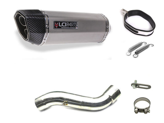 BMW R1200GS 2004-2009 LCIPARTS ツインエンド ステンレス スリップオンマフラー