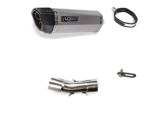 DUCATI スクランブラー 2015-2022 LCIPARTS ツインエンド ステンレス スリップオンマフラー