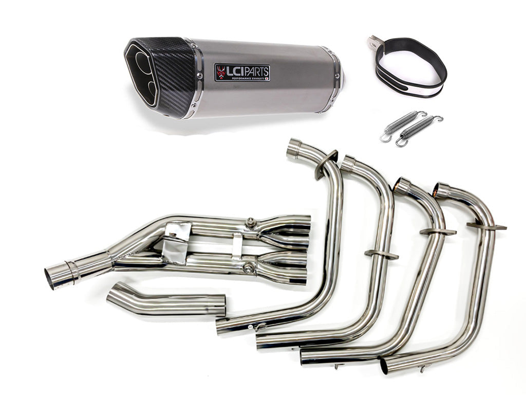 LCIPARTS ツインエンド ステンレス フルエキゾーストマフラー ホンダ CB400SF CB400SB NC42 2018-2022