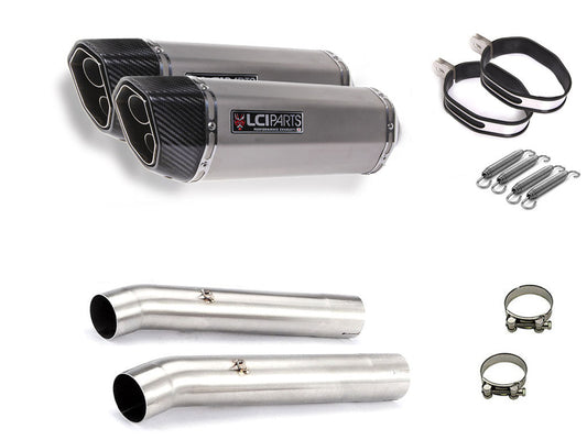 ホンダ CBR1100XX X-11 1996-2007 SC35 LCIPARTS ツインエンド ステンレス スリップオンマフラー