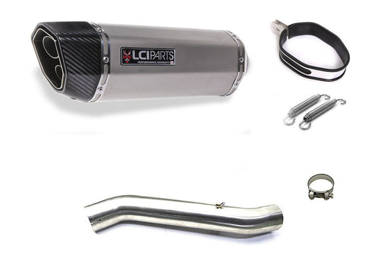 ホンダ CBR600F4i 2001-2006 PC35 LCIPARTS ツインエンド ステンレス スリップオンマフラー