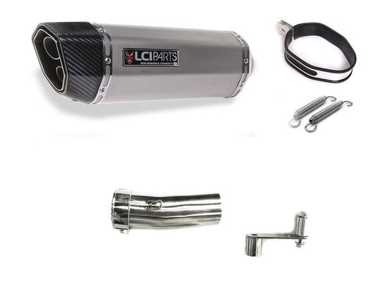 ホンダ CRF1000L AFRICA TWIN 2016-2024 SD04 LCIPARTS ツインエンド ステンレス スリップオンマフラー