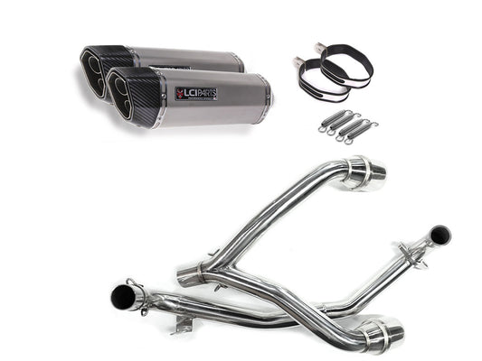 ホンダ GROM125 グロム125 2012-2015 JC61 LCIPARTS ツインエンド ステンレス フルエキゾーストマフラー