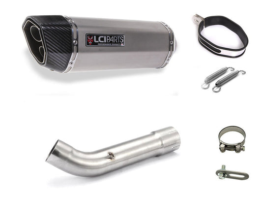 ホンダ VFR800X 2014-2016 EBL-RC80 LCIPARTS ツインエンド ステンレス スリップオンマフラー