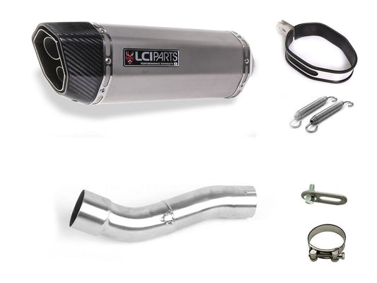 ホンダ CB750 HORNET 2025- LCIPARTS ツインエンド ステンレス スリップオンマフラー
