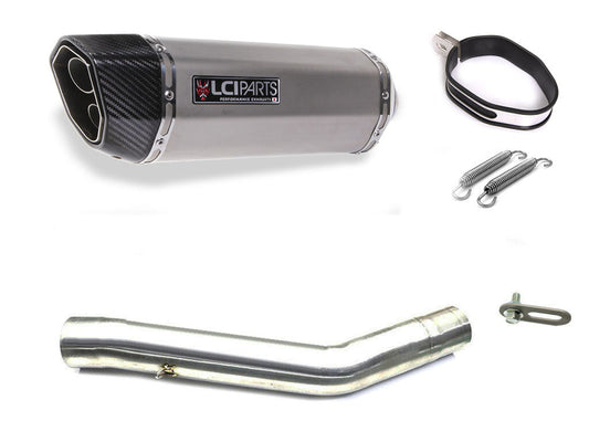 カワサキ Z800 2013-2016 LCIPARTS ツインエンド ステンレス スリップオンマフラー