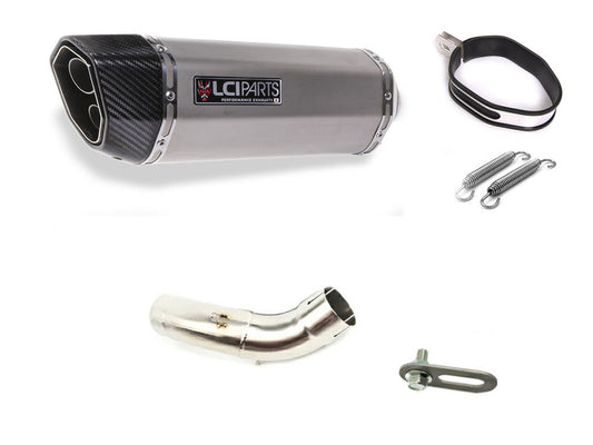 カワサキ Z900 2020-2024 LCIPARTS ツインエンド ステンレス スリップオンマフラー