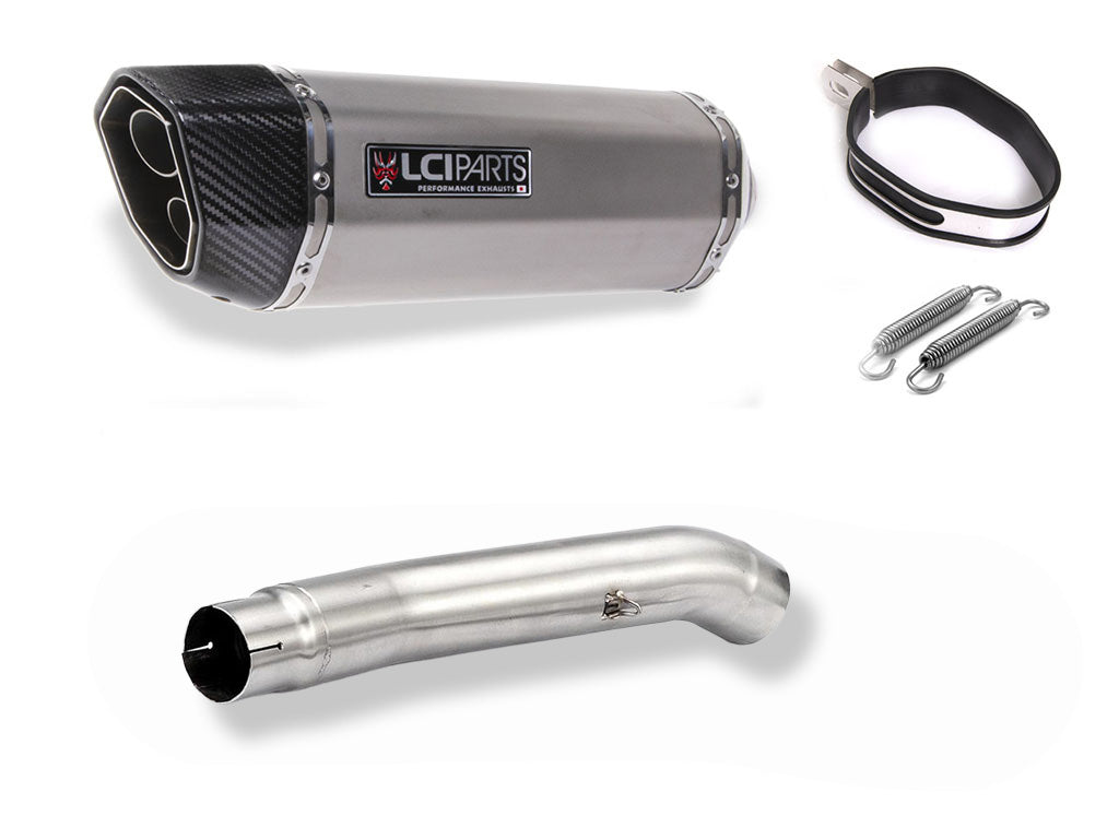 スズキ GSX-R1000 K1K4 2001-2004 LCIPARTS ツインエンド ステンレス スリップオンマフラー