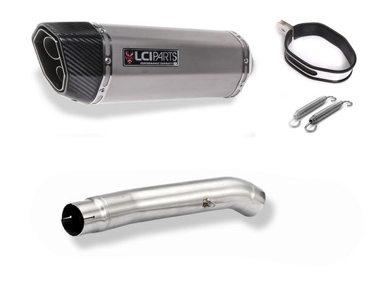 スズキ GSX-R1000 K1K4 2001-2004 LCIPARTS ツインエンド ステンレス スリップオンマフラー