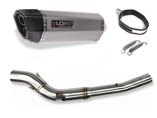 スズキ DR-Z400 | DR-Z400S | DR-Z400SM | 2000-2009 LCIPARTS ツインエンド ステンレス スリップオンマフラー