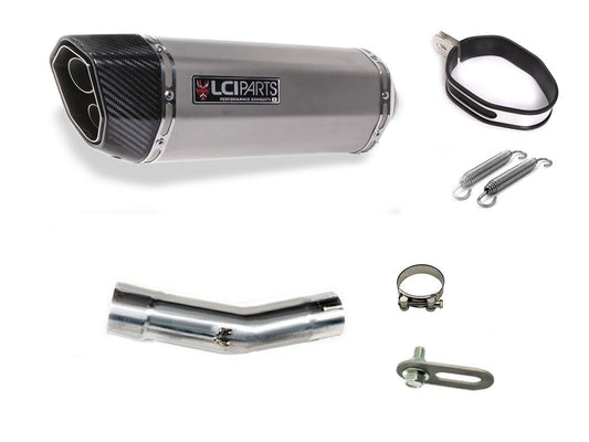 トライアンフ デイトナ675 DAYTONA675 2013-2017 LCIPARTS ツインエンド ステンレス スリップオンマフラー