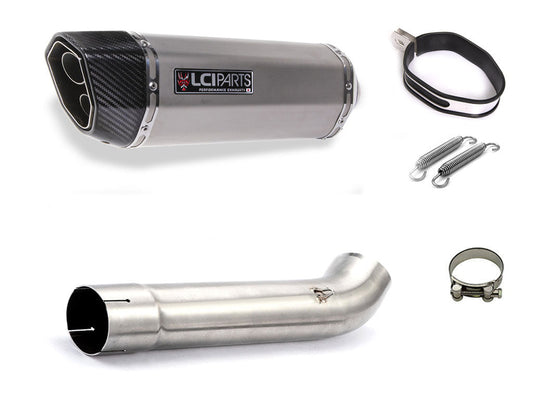 ヤマハ XJR1300 2006-2016 LCIPARTS ツインエンド ステンレス スリップオンマフラー