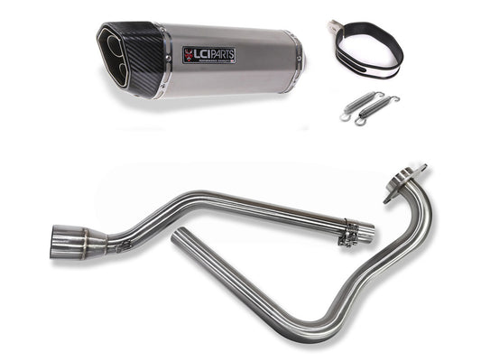 ヤマハ FZ25 FZS250 2017-2025 LCIPARTS ツインエンド ステンレス フルエキゾーストマフラー