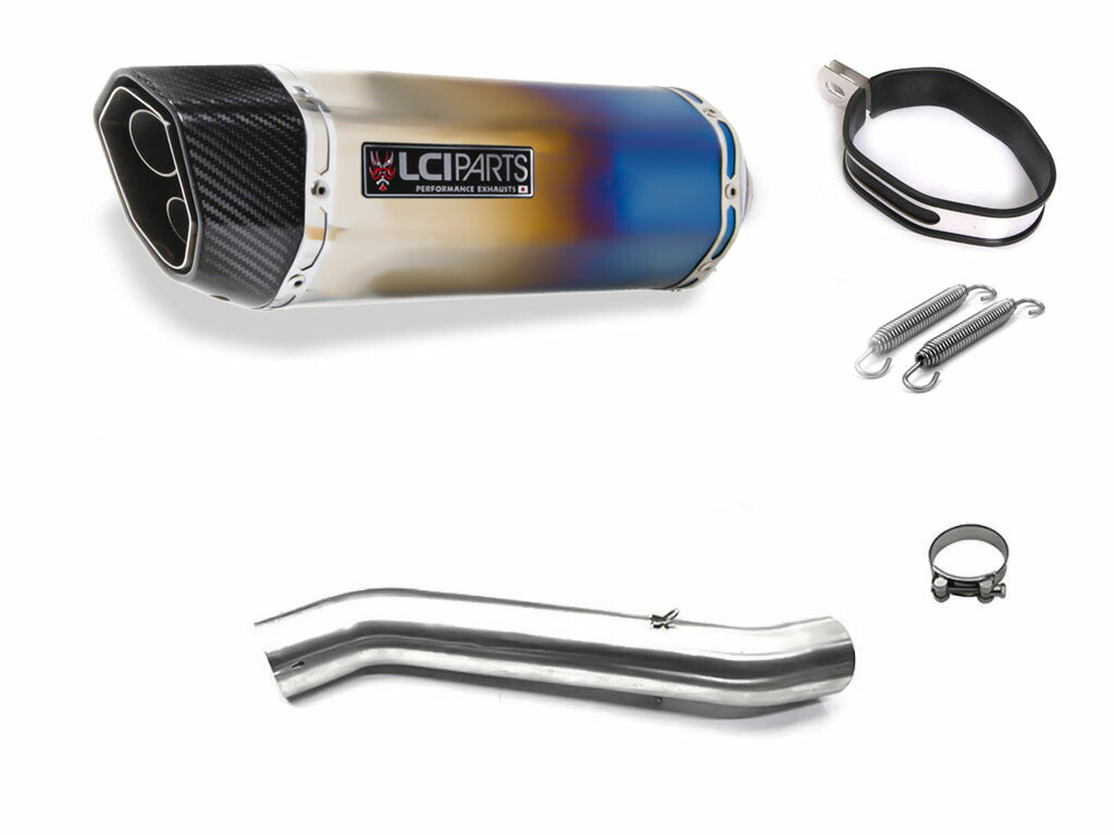 ホンダ CBR600F4i 2001-2006 PC35 LCIPARTS ツインエンド チタン スリップオンマフラー