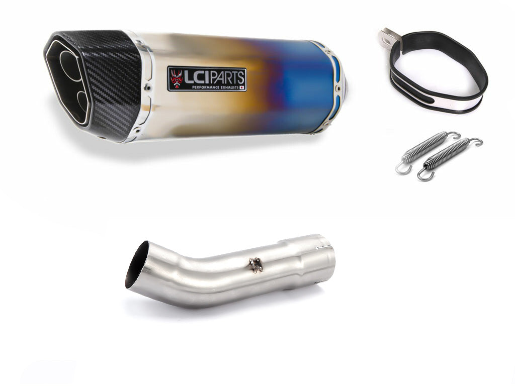 cb250r LCIのショート カーボン スリップオン マフラー CB250 – LCIPARTS EXHAUSTS