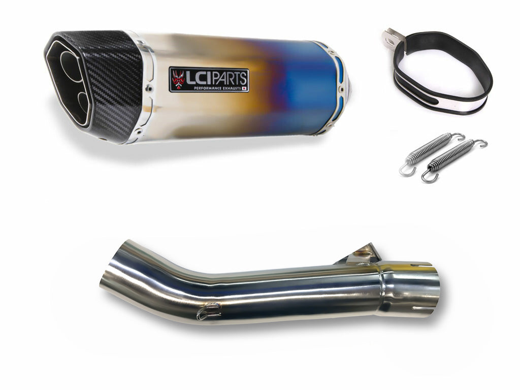 【予約販売　8月8日以降出荷予定】 ホンダ CB1000F / CB1000F SE 2025-2026 LCIPARTS ツインエンド チタン スリップオンマフラー