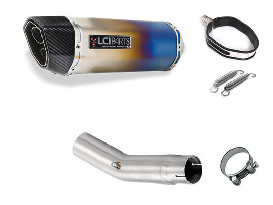 カワサキ Z900RS / Z900RS CAFE 2026- LCIPARTS ツインエンド チタン スリップオンマフラー