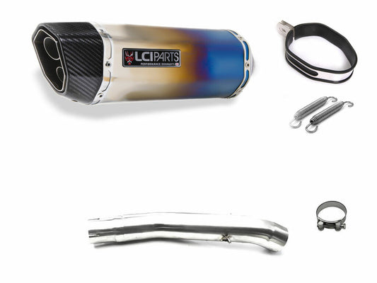 スズキ GSX-R1000 K5K6 2005-2006 LCIPARTS ツインエンド チタン スリップオンマフラー