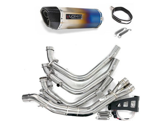 ヤマハ XSR900 2022-2025 LCIPARTS ツインエンド チタン フルエキゾーストマフラー