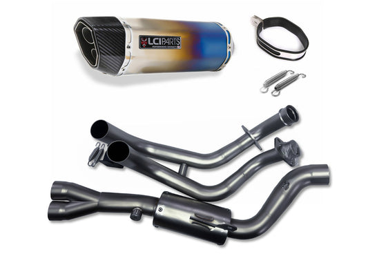 ヤマハ YZF-R7 2021-2025 LCIPARTS ツインエンド チタン フルエキゾーストマフラー