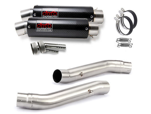 カワサキ Z1000 2003-2006 DANMOTO カーボン スリップオンマフラー
