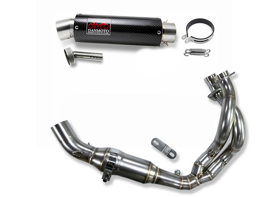 DANMOTO カーボン フルエキゾーストマフラーカワサキ Z650RS 2023-2025