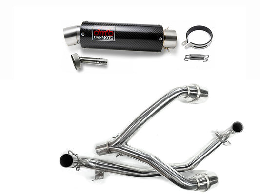ホンダ GROM125 グロム125 2012-2015 デュアル  DANMOTO カーボン フルエキゾーストマフラー