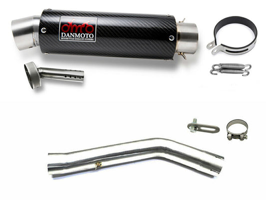 カワサキ Z750 2004-2006 DANMOTO カーボン スリップオンマフラー