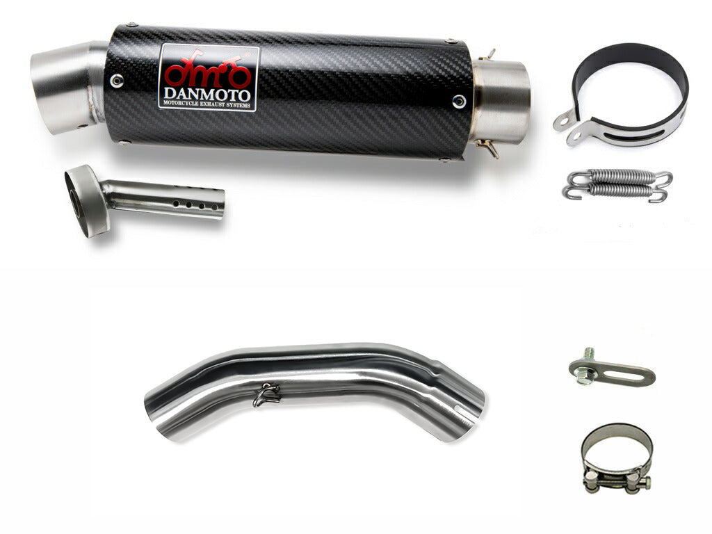 トリックスタースリップオンサイレンサーKTM DUKE RC Adventure AKRAPOVIC SLIP-ON SILENCER（アクラポビッチチタンスリップオン